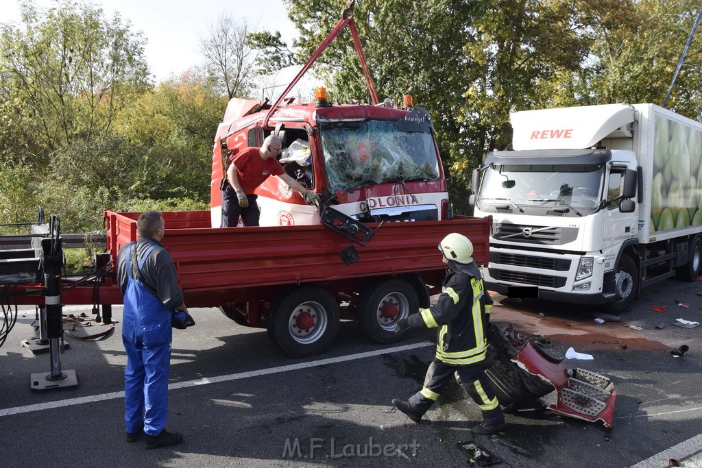 Schwerer VU PKlemm A 57 Rich Innenstadt Hoehe Koeln Chorweiler P138.JPG - Miklos Laubert